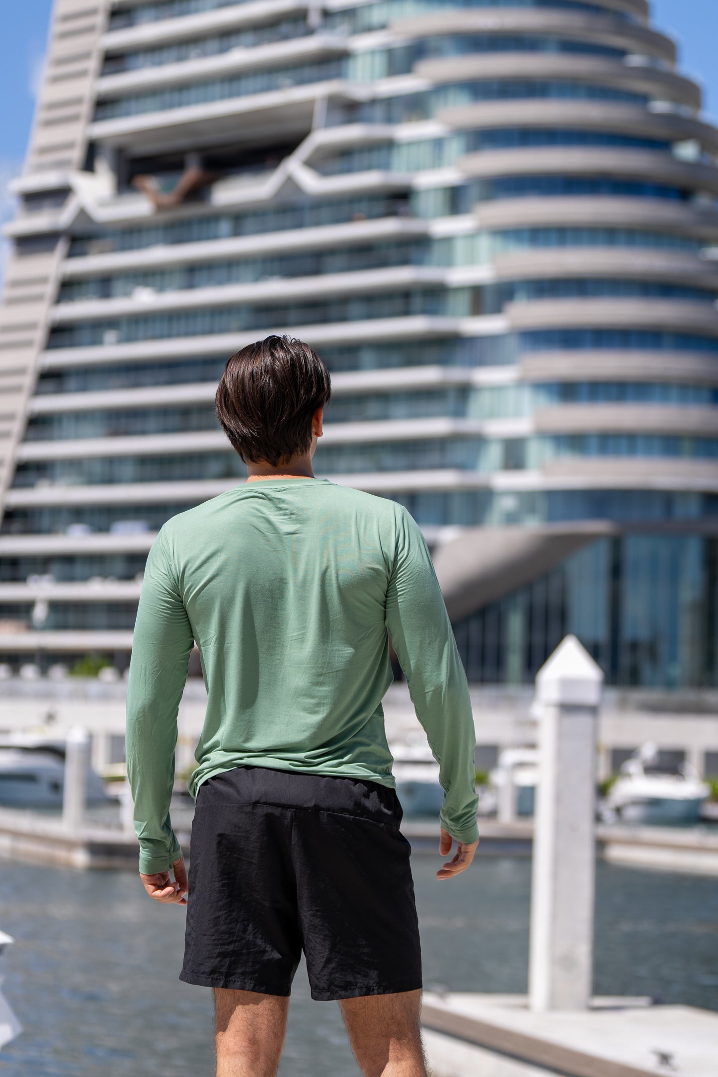 Ultra Soft T-Shirt Long Verde