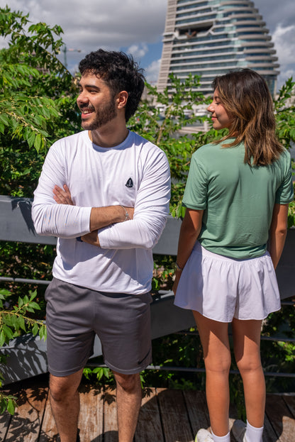 Ultra Soft T-Shirt Long Blanco