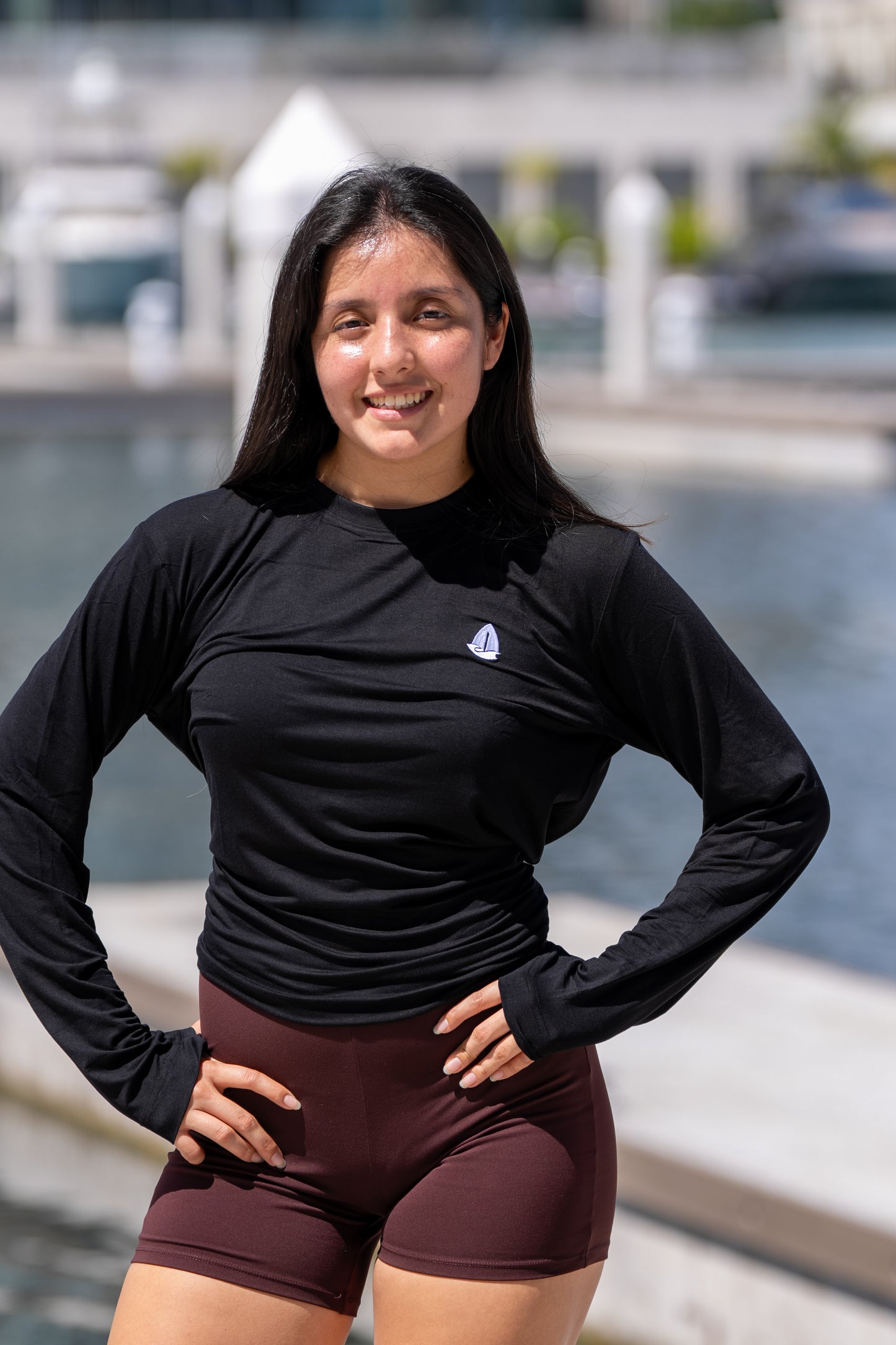 Ultra Soft T-Shirt Long Negro