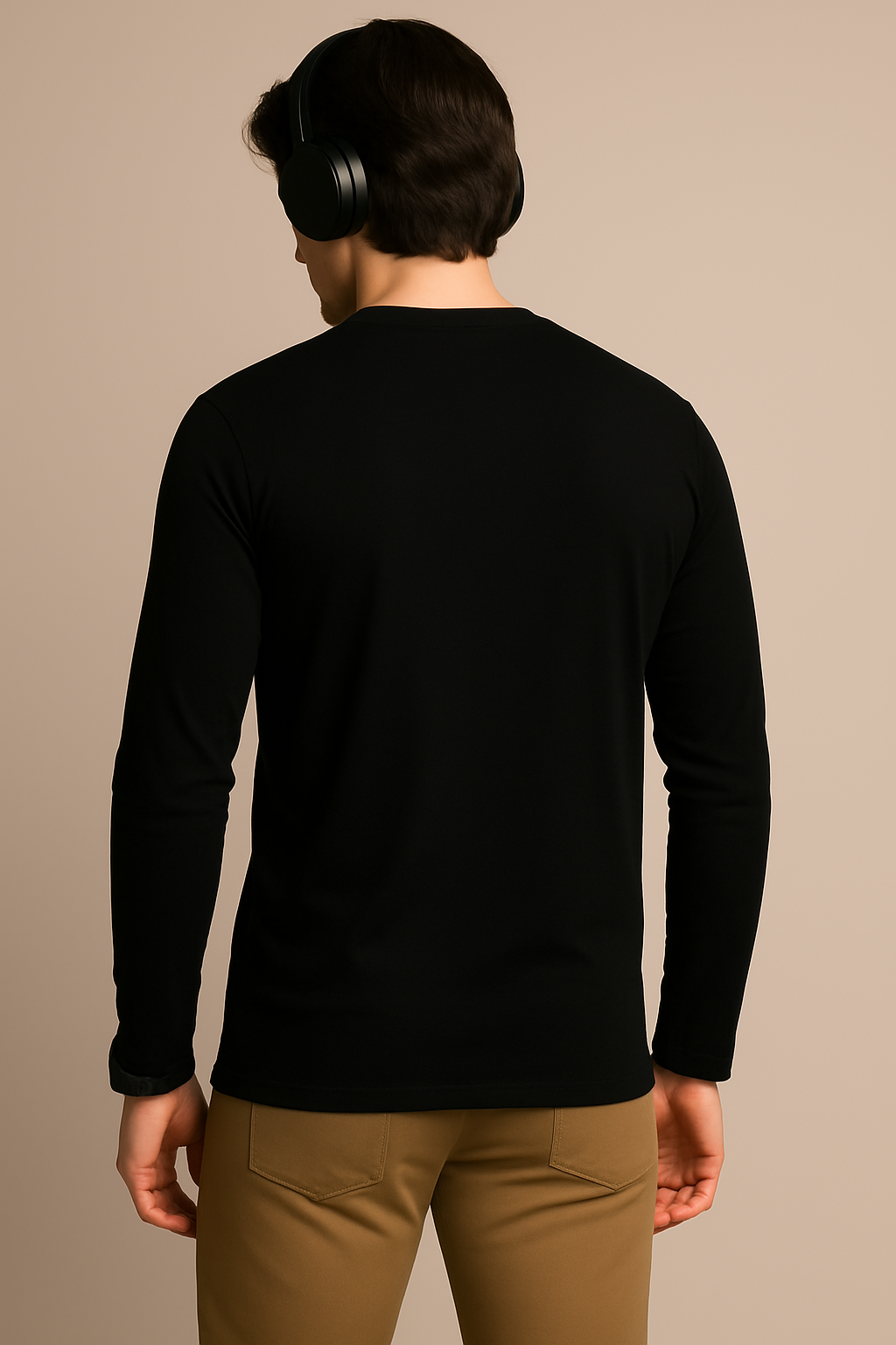 Ultra Soft T-Shirt Long Negro